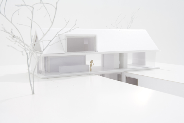 Μοντέλο για τη μελέτη της λύσης της Villa Geldrop των Hofman Dujardin Architects